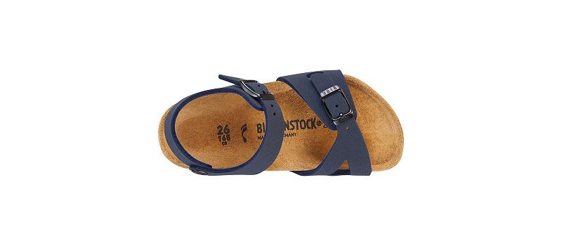 Rio Birkenstock Birkibuc Regular Detske Námornícka Modrá | SK 445PJJ